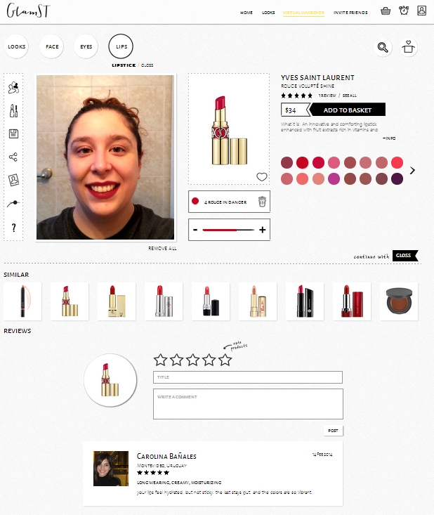 Check out this cool outlay on GlamST! GlamST Website Screenshot