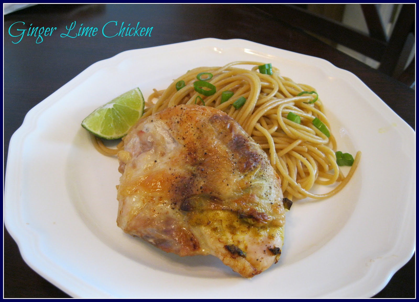 Shea Lennon Dinner Tonight Ginger Lime Chicken with Noodles