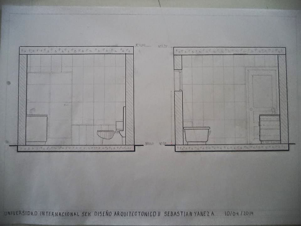 Diseño Arquitectónico II UISEK: BAÑO