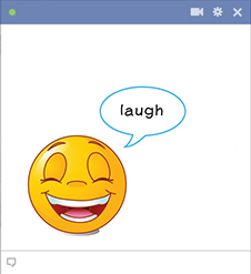 Facebook laugh smiley
