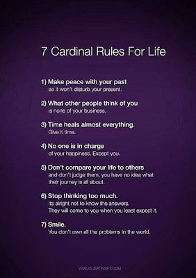 7 rules for happy life