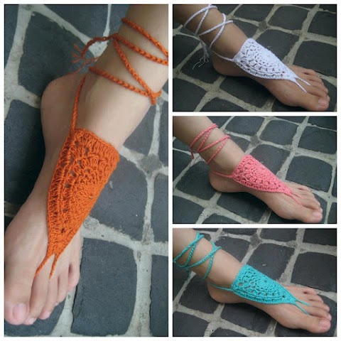 GIVE YOUR FEET A BREAK:  Toengs Barefoot Sandals