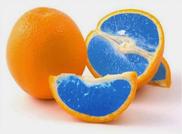Orange blue
