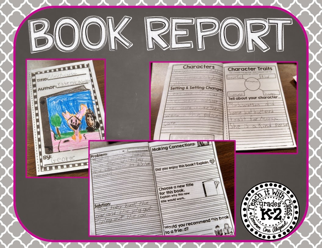 Teach it With Class Book Report Booklet