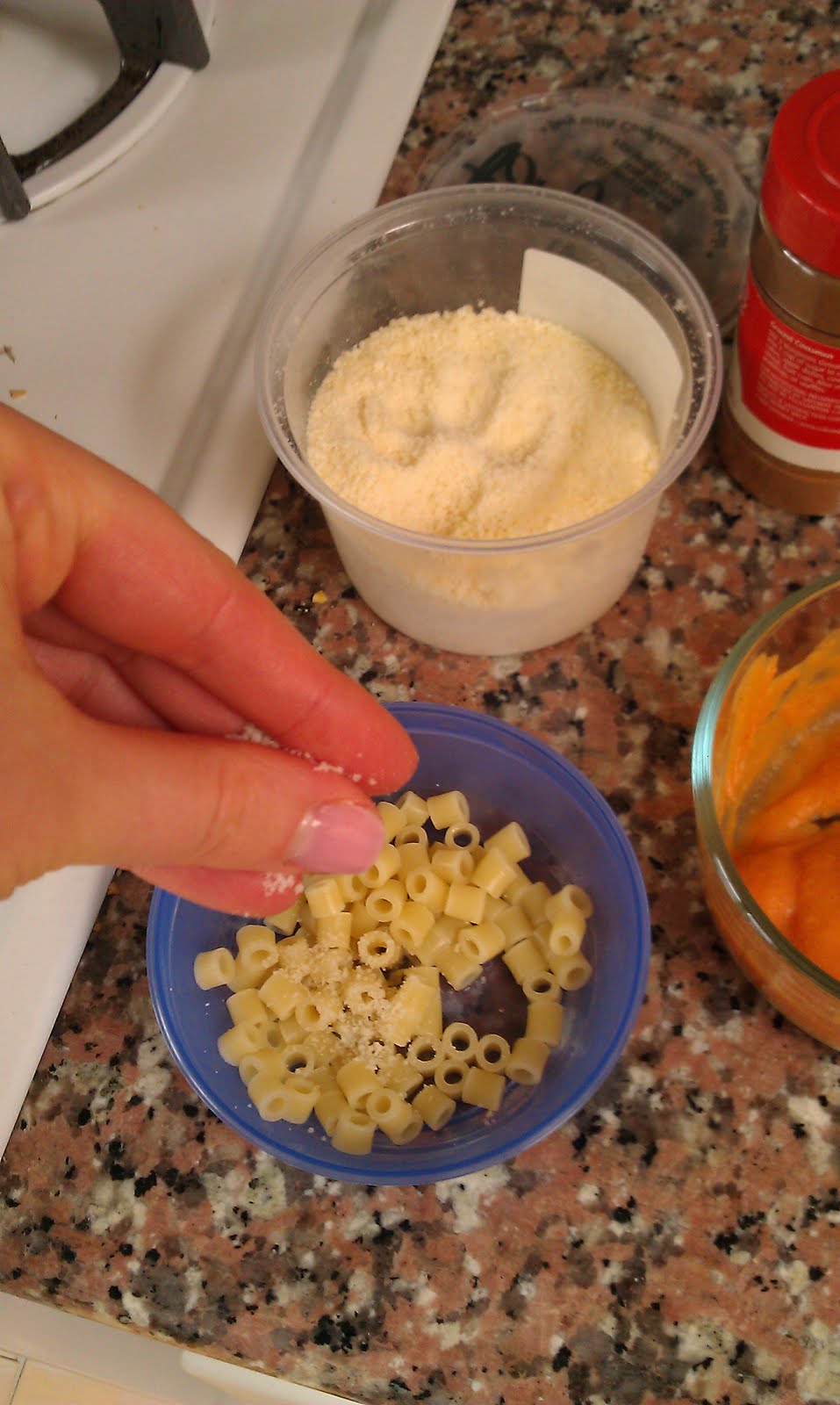 Mommy and Baby food Sweet Potato with Cinnamon and Whole Wheat