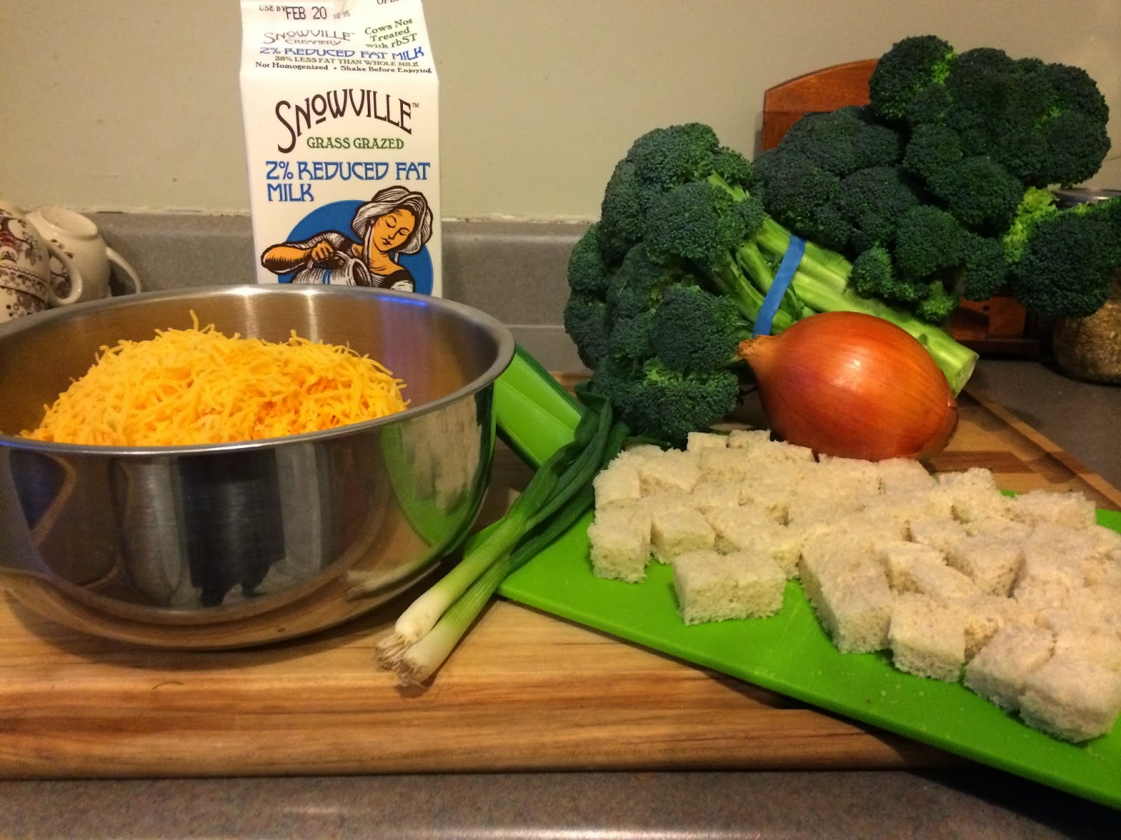 Soupruary Vitamix Broccoli Cheddar Soup