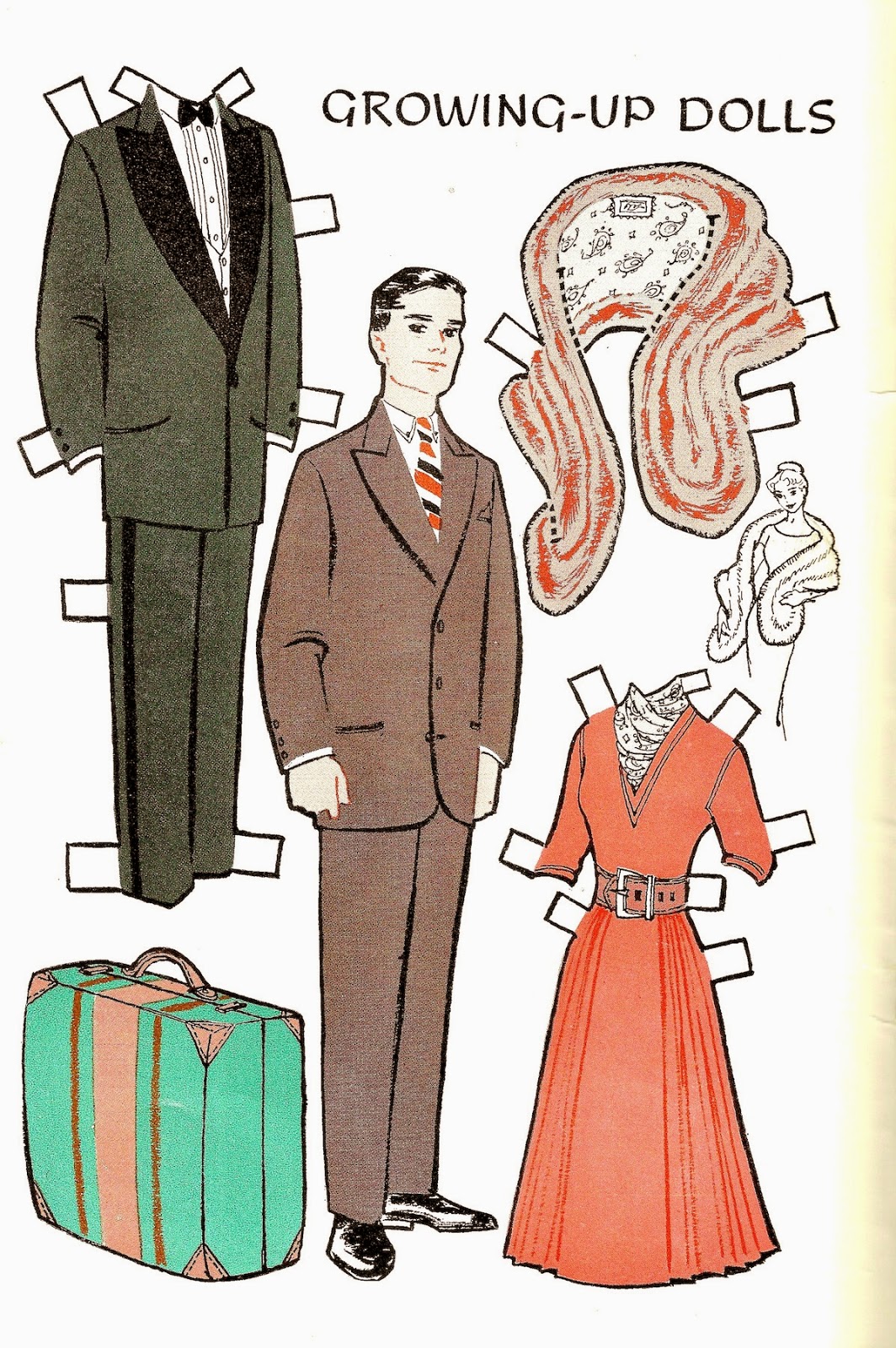 The Paper Collector Growing Up Dolls, Nov. 1957