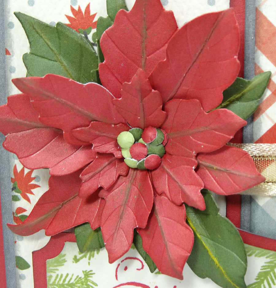 annettes creative journey poinsettia card with susans garden poinsettia card