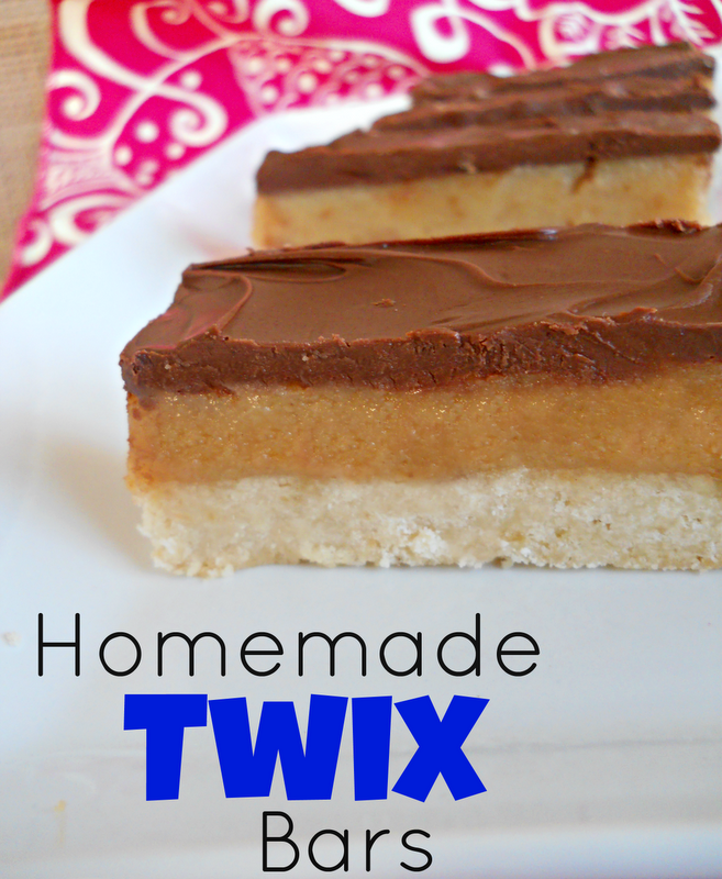SteakNPotatoesKindaGurl July's Secret Recipe Club Homemade Twix Bars