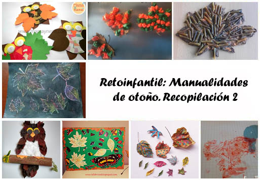 Manualidades infantiles de otoño