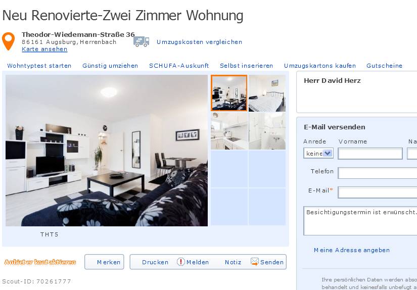 Wohnungsbetrug2013 Informationen Uber Wohnungsbetrug Seite