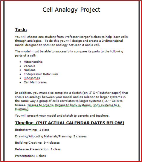presentation rubric for pbl