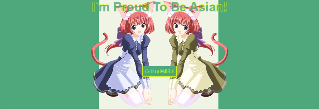I'm Proud To Be Asian!