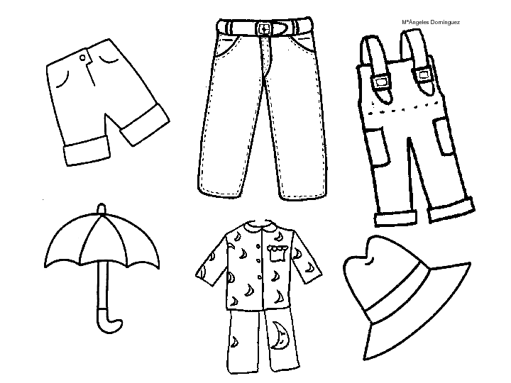 Imagenes para vestir niños para colorear - Imagui