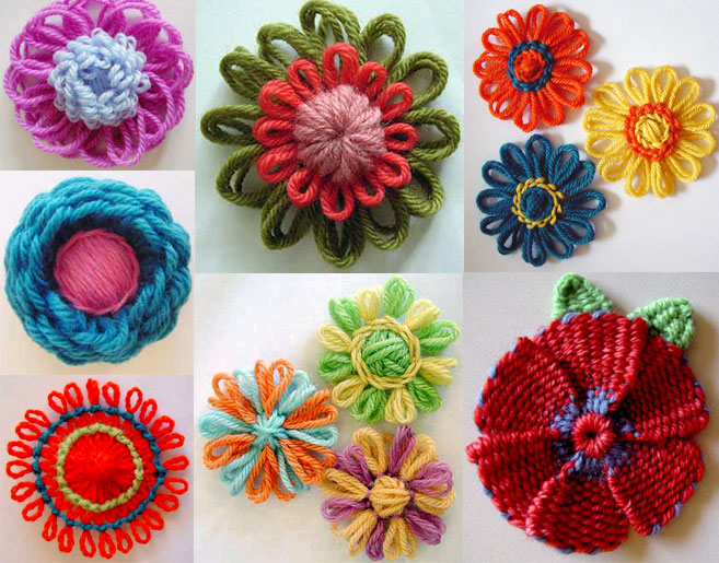 Crochet.is.Fun Tutorial How to make a simple flower using flower loom