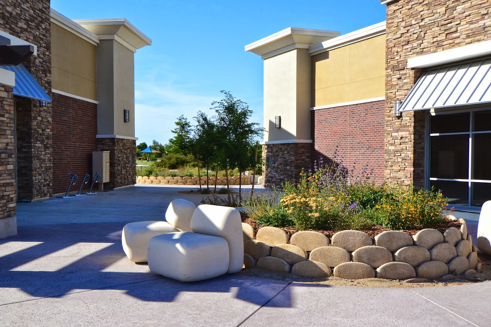 California Natives, Verdura Planters & Fortunato Site Furniture