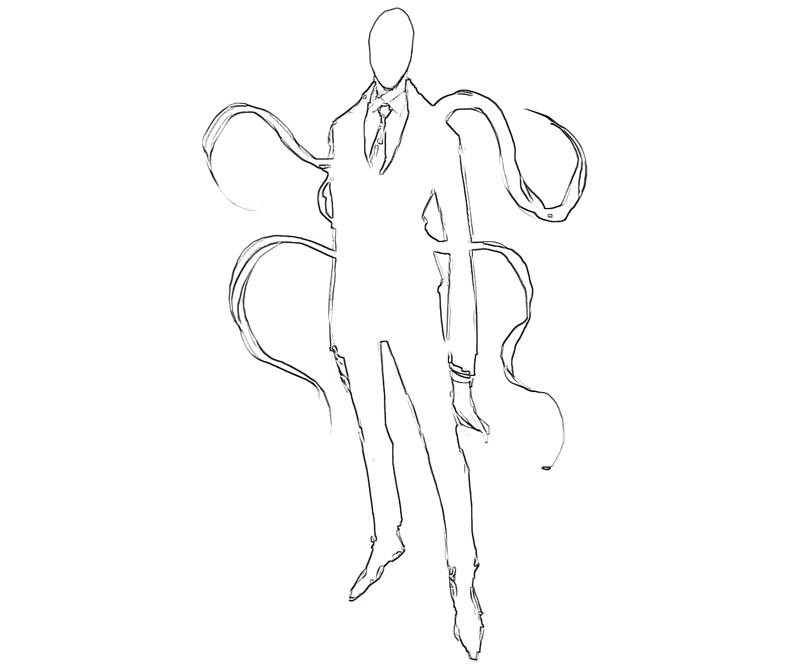 Slender Slender Man Character Yumiko Fujiwara