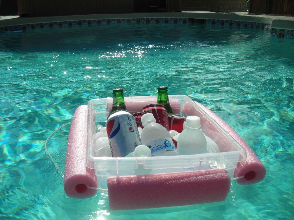 DIY Pool Noodle Cooler Do it yourself ideas and projects