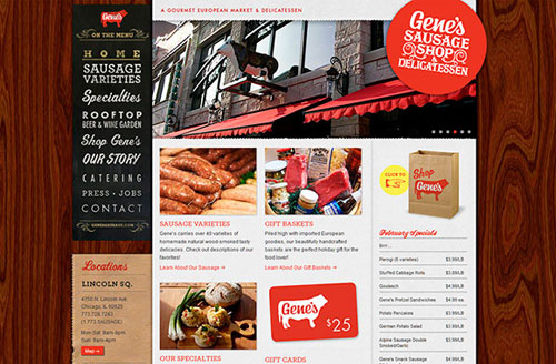 website navigation