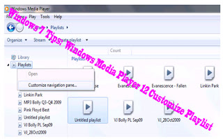 Windows Media Player 12 Playlist Location