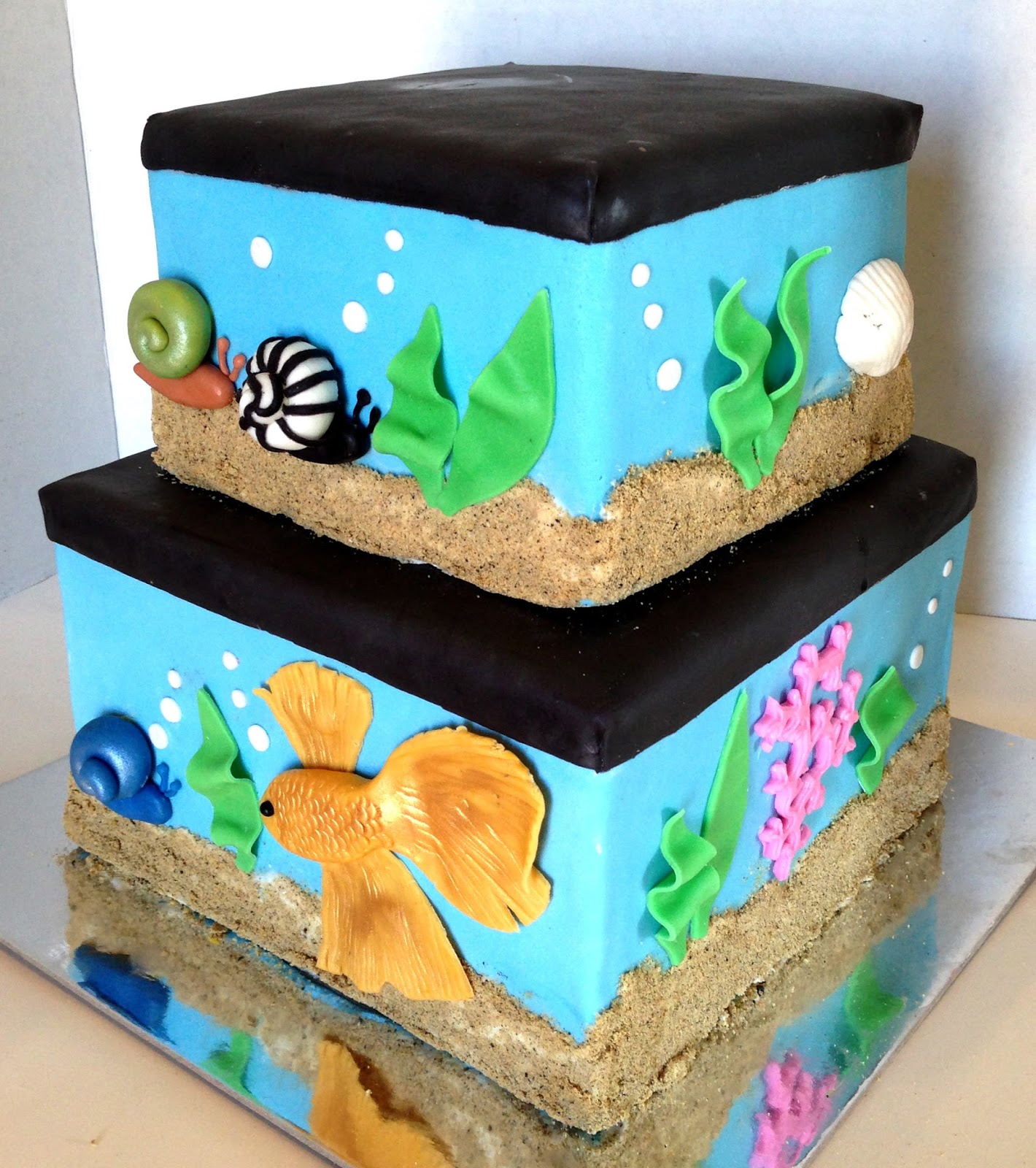 The Cake Market Aquarium Cake