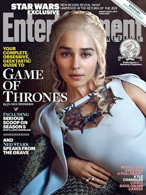 Game of Thrones Season 5 EW Cover Emilia Clarke