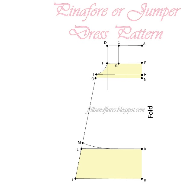 Frills and Flares Pinafore or Jumper Dress Pattern