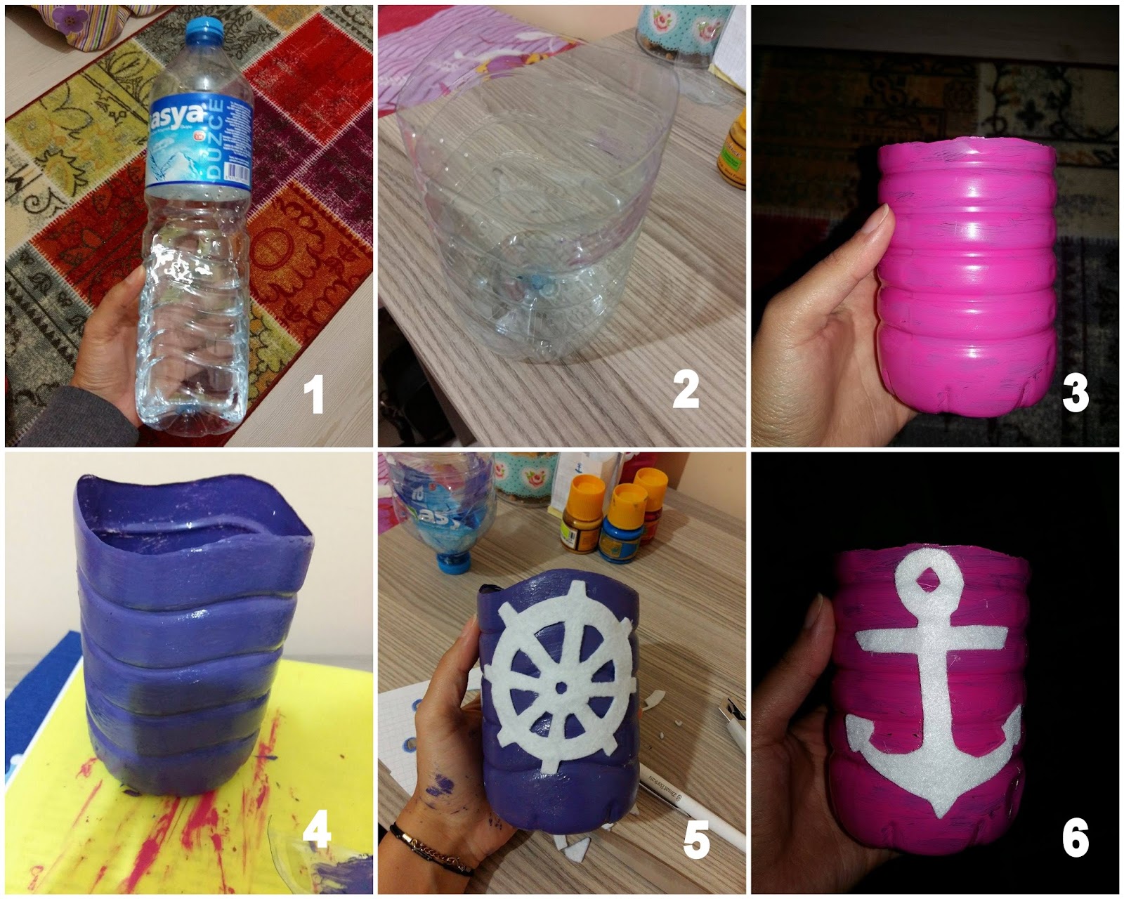 Nihalk Pet Siseden Masa Ustu Kalemlik Yapimi