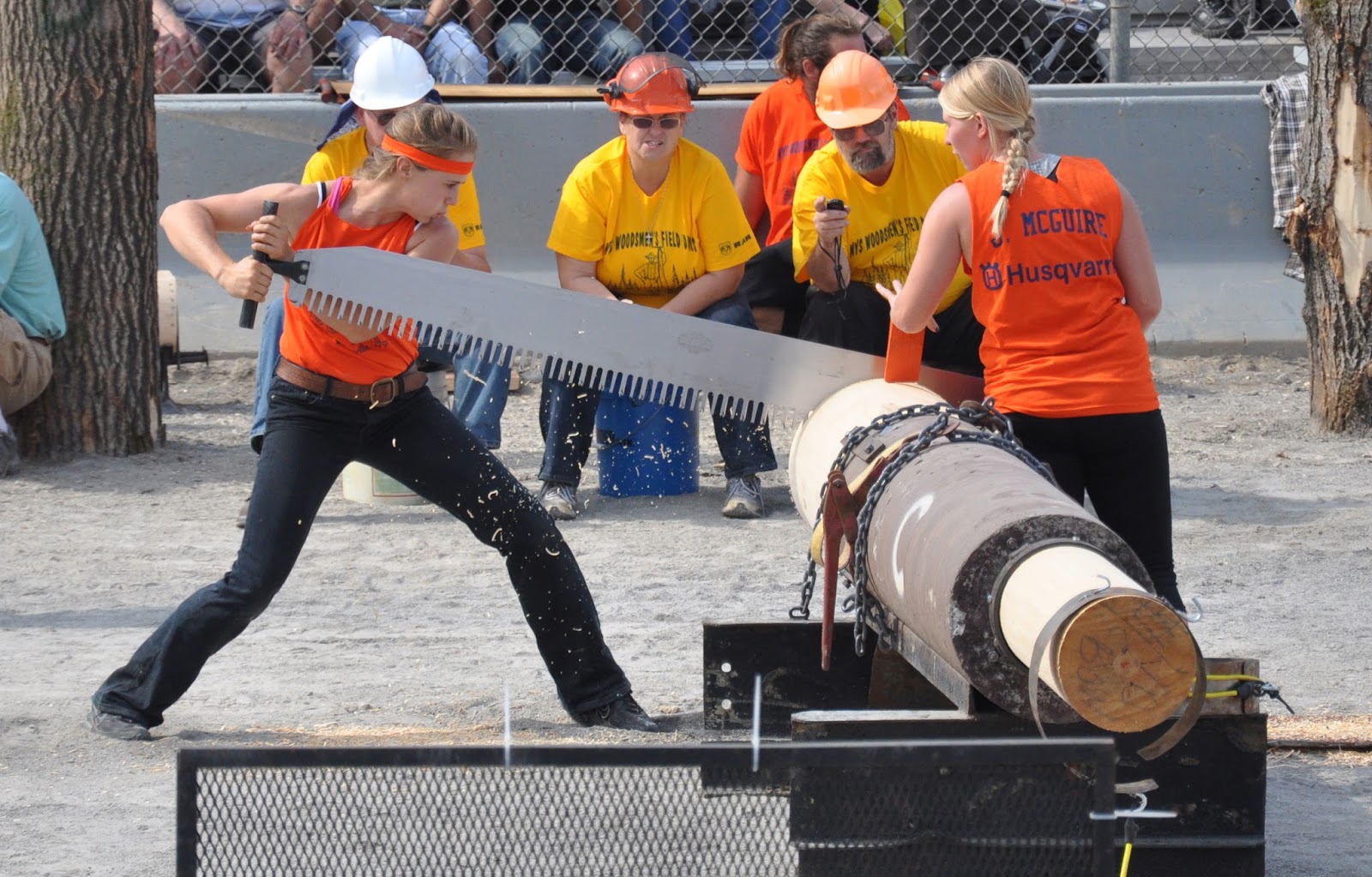 My Kayuta Lake Lumberjill Championship at the Woodsmen's Field Days