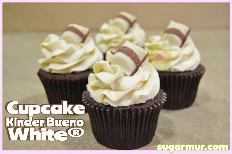 Cupcakes Kinder Bueno White® Sugar Mur