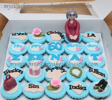 Mysunshine Cake: personalize cupcakes for birthday