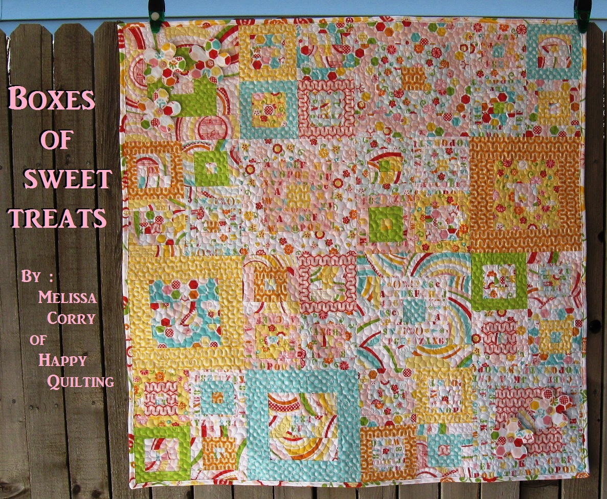 Happy Quilting Boxes of Sweet Treats A Baby Quilt Tutorial