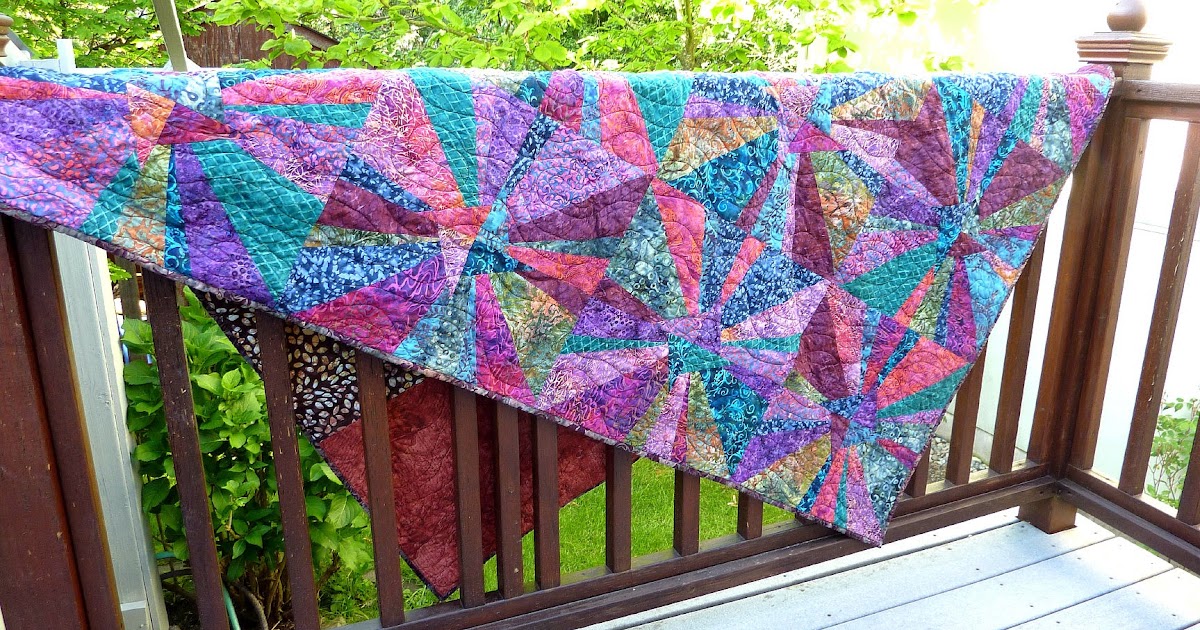 Busy Bee No. 16 16 months later The Super Nova Quilt is Done