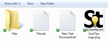 Remove Green Check Mark Icon Overlay Dropbox Skydrive Others Sumtips
