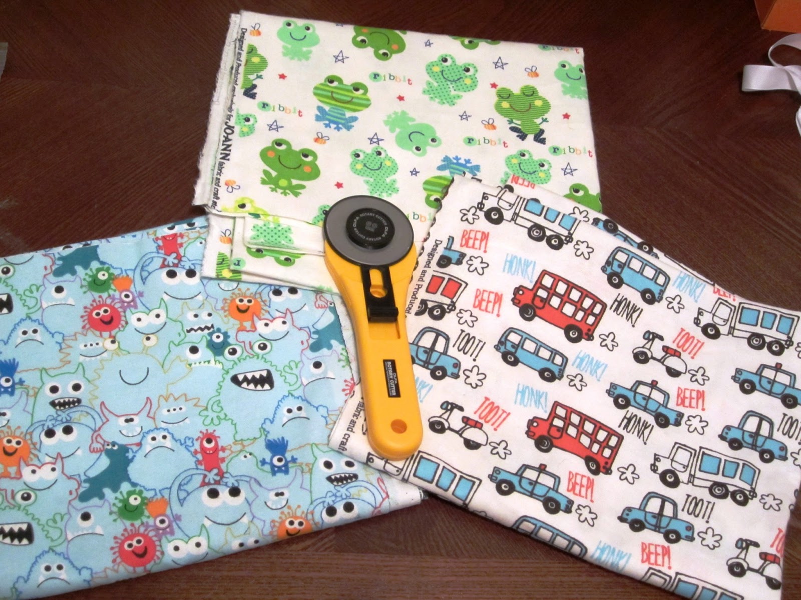 Quarter Incher Burp Cloths & Receiving Blanket