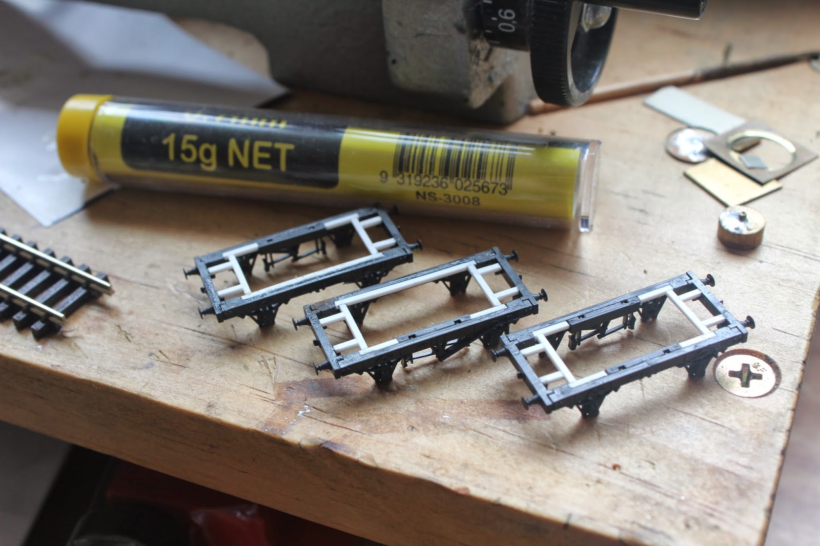 N Scale Scratch building NSWGR (australian)/ Pommy Building Non Air Coal Hoppers in N Scale