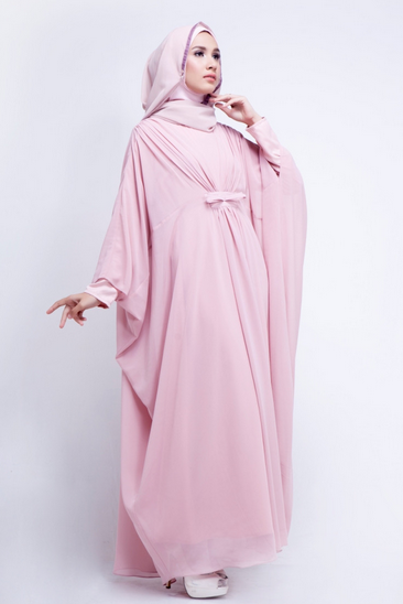 Baju lebaran 2015 bentuk gamis syari