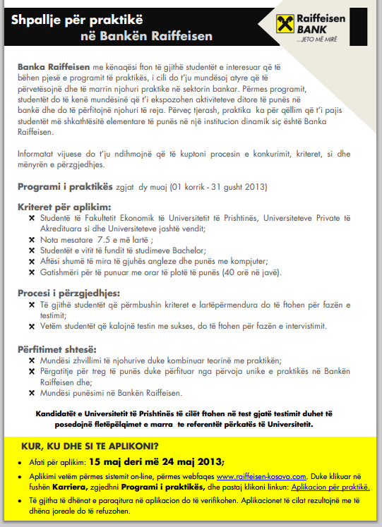 Training Raiffeisen Bank In Kosovo