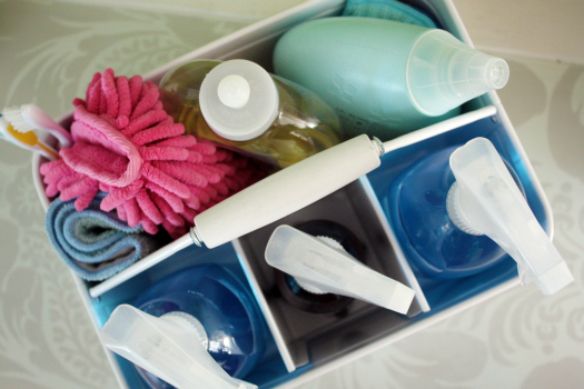 How To Organize Cleaning Supplies In A Pretty Cleaning Caddy