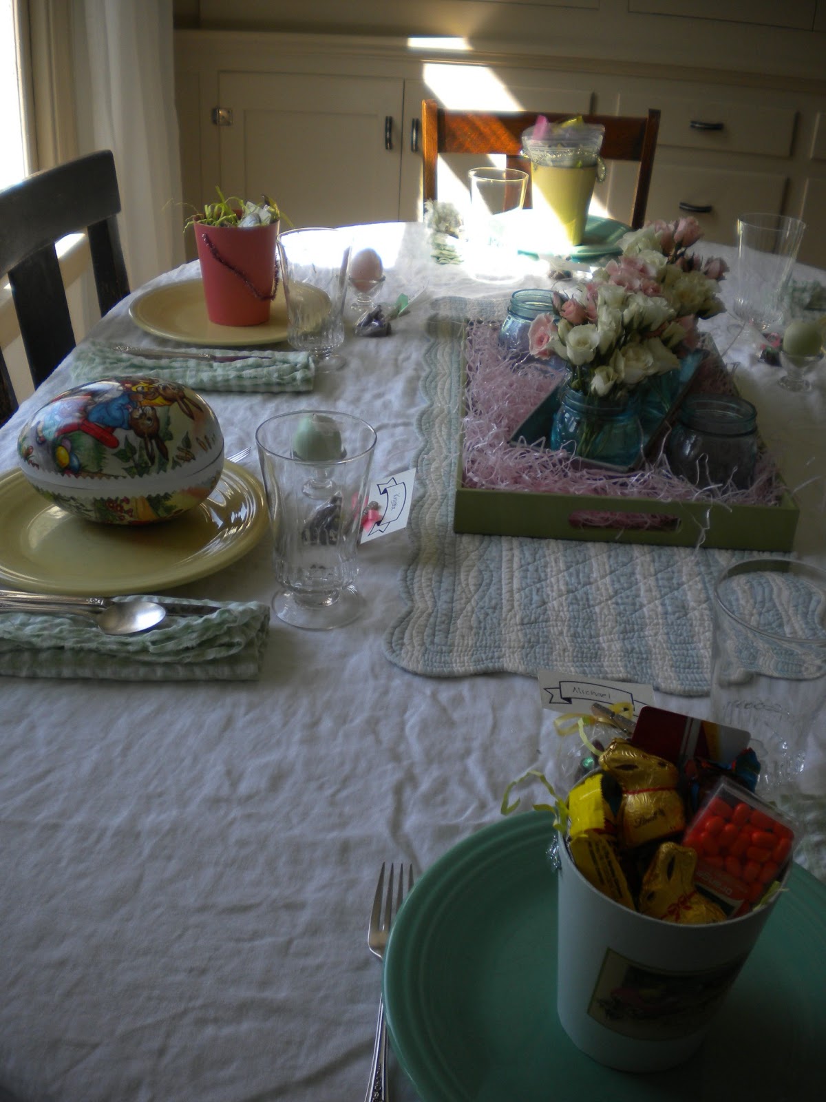 an early easter dinner