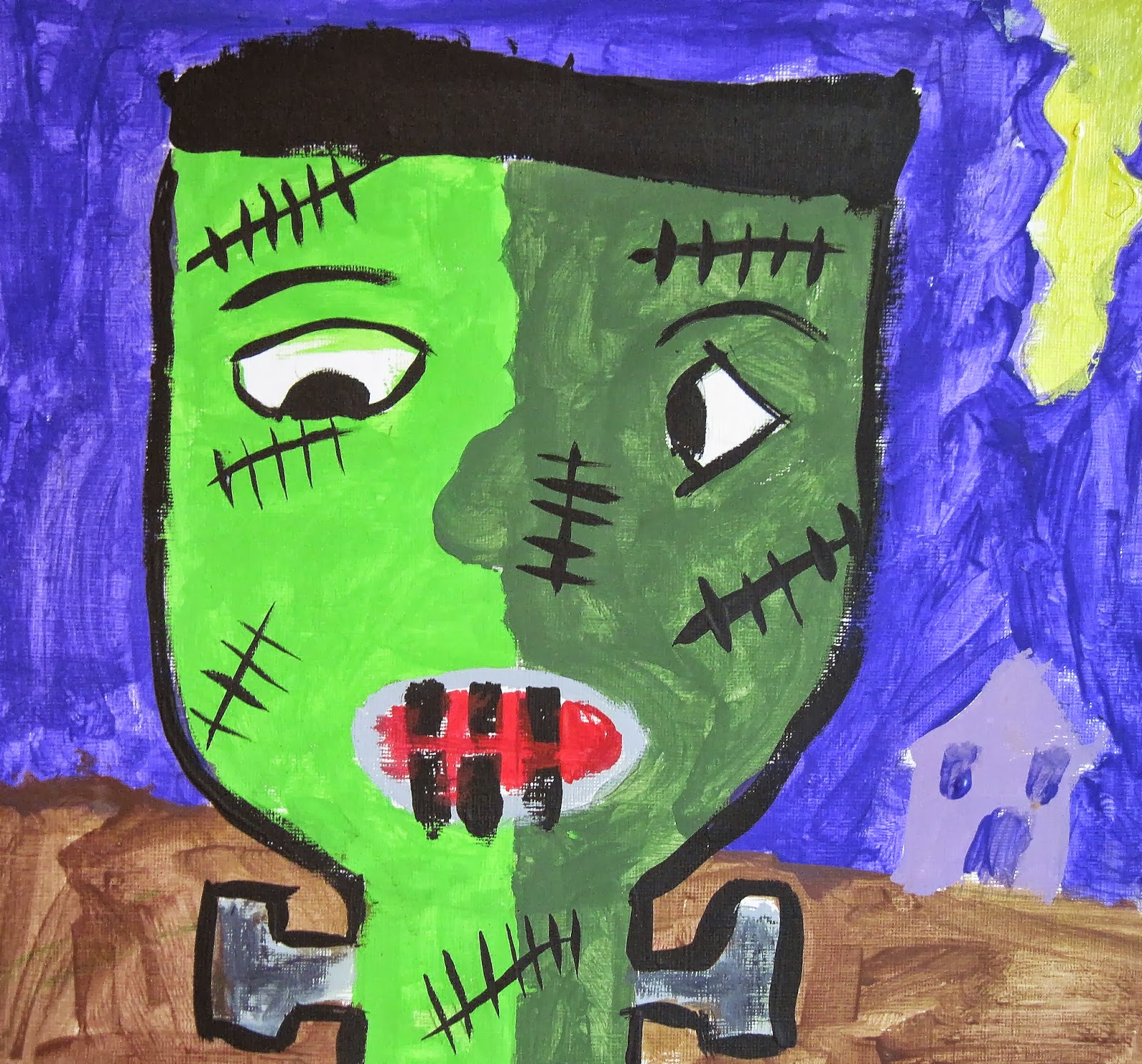 Artfully Me Picasso Frankenstein