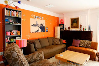 Brown And Orange Living Room Ideas