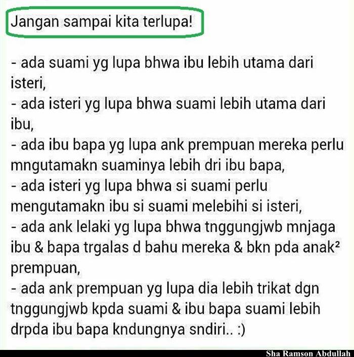 Coretan Hati Jangan Sampai Kita Lupakan