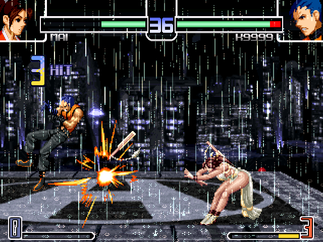 Killer Instinct (snes-original) - City Rainy Roof.