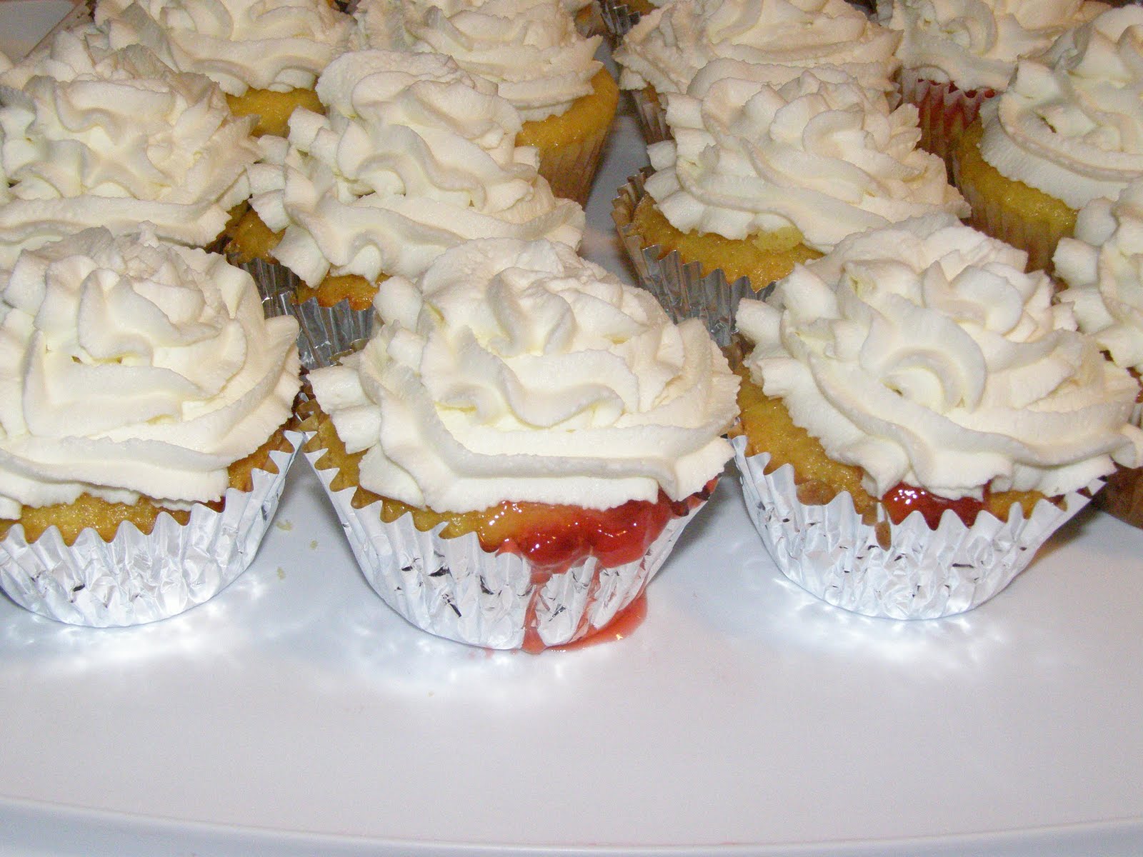 Laced With Love Strawberry Whipped Cream Cupcakes