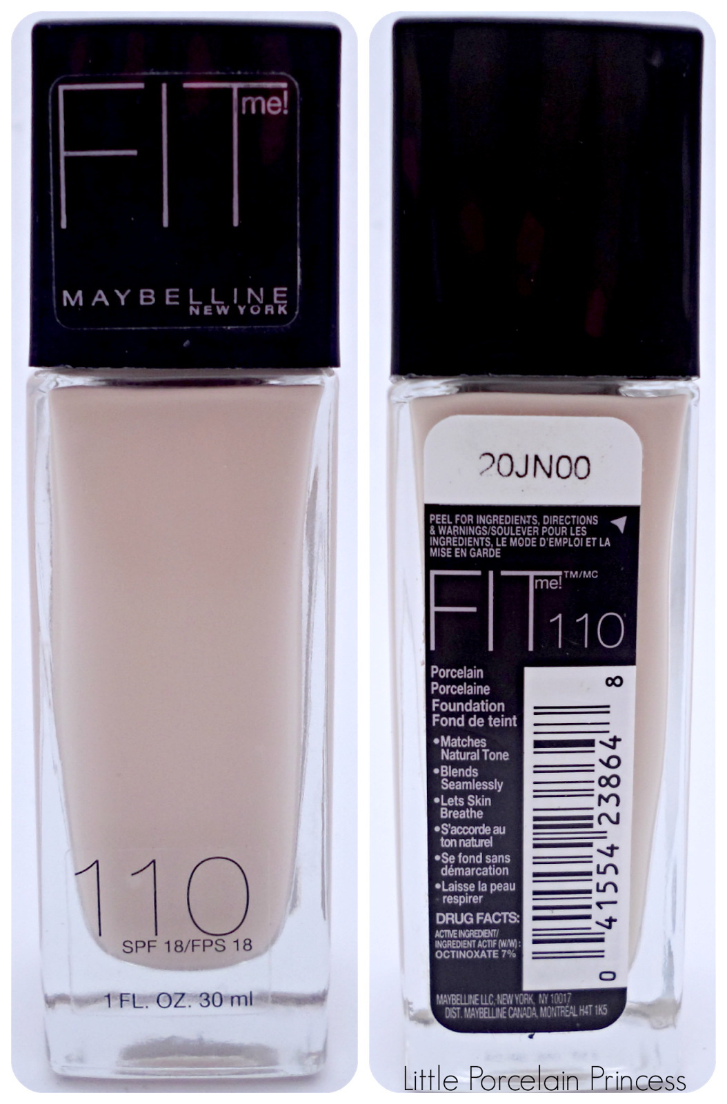 Little Porcelain Princess Review Maybelline Fit Me Dewy Smooth