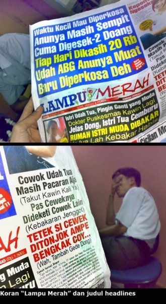 Isi Koran Indonesia Bener-bener Aneh Banget !!! 