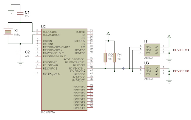 Snake Game com PIC16F877A - Microcontrolandos