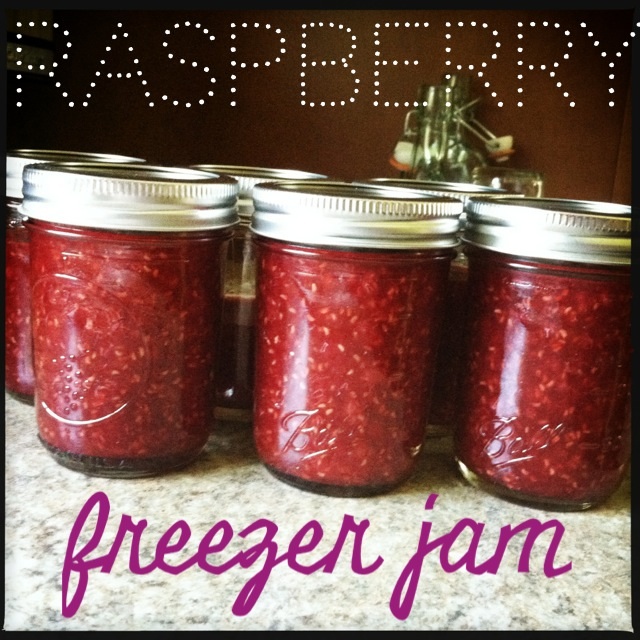 tales from a cottage Raspberry Freezer Jam