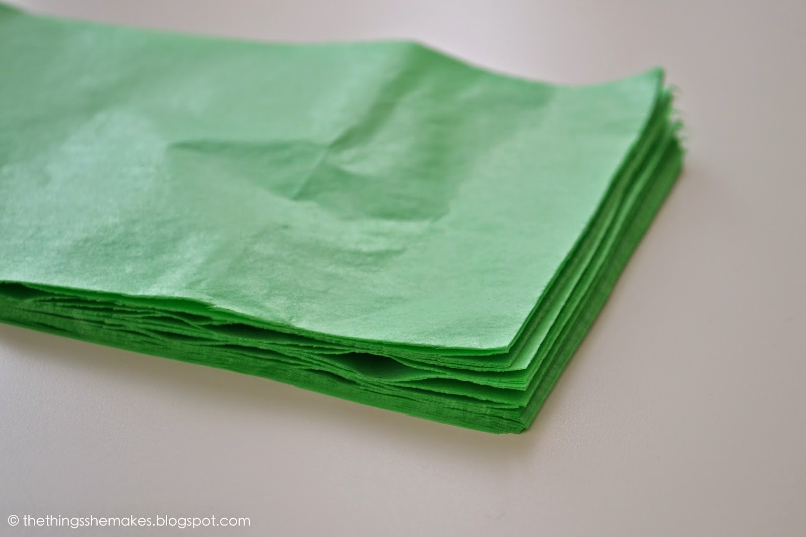 How to Make a Tissue Paper Decoration The Things She Makes